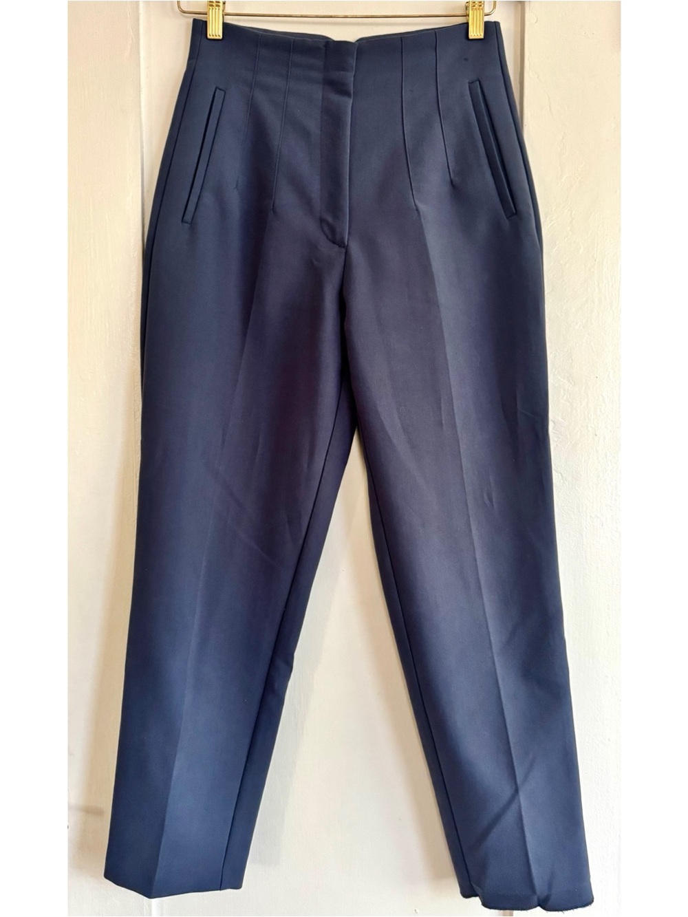 Zara Blue High Waist Trousers